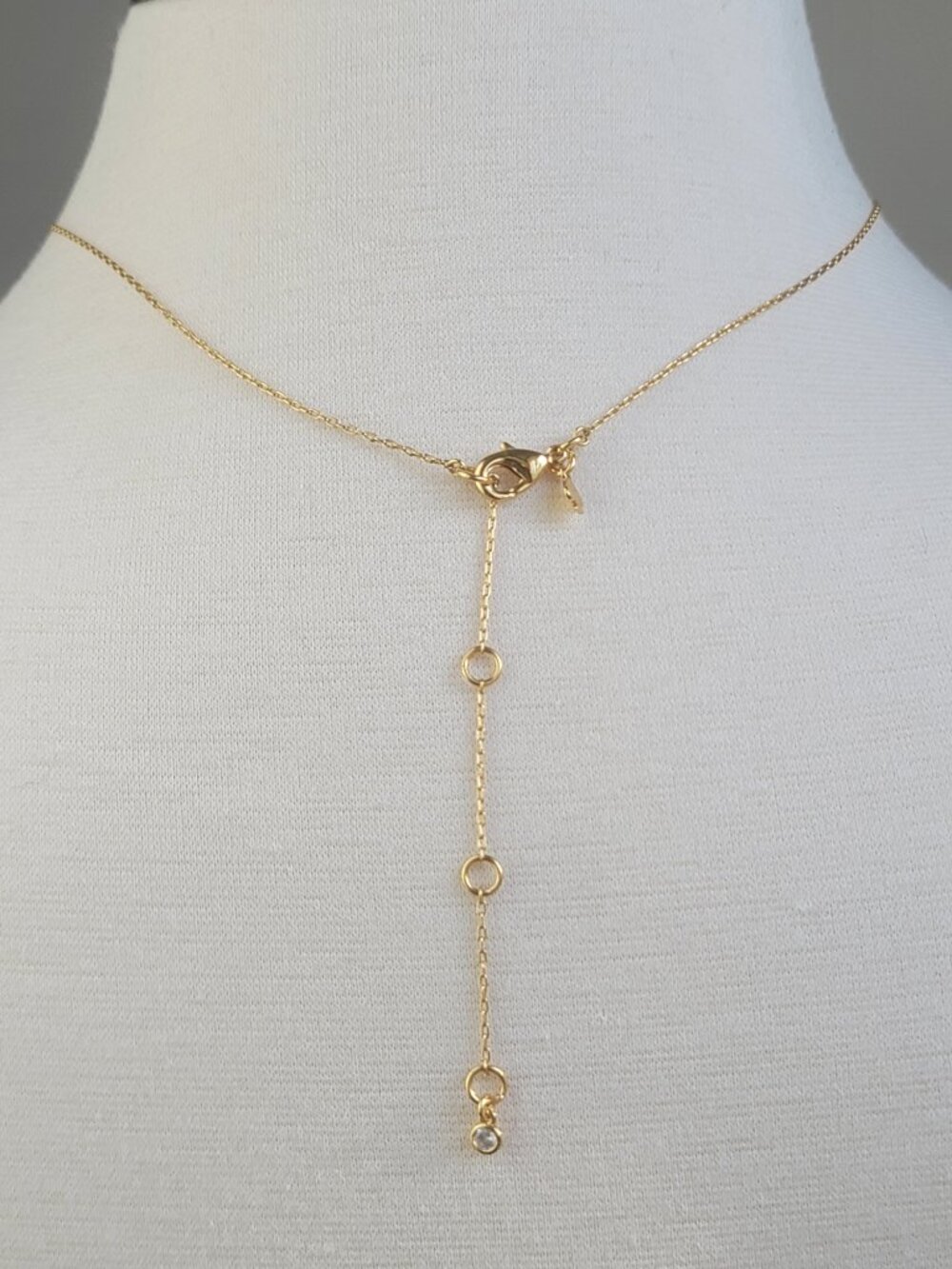 Kate Spade Alice in Wonderland Mini Teacup Crystals Pendant Gold-Tone Necklace - Picture 2 of 12